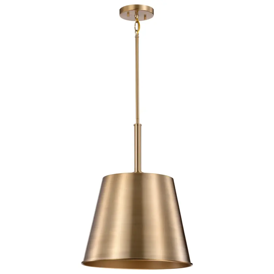 Alexis Large Pendant Light in Burnished Brass and Gold - Image 3