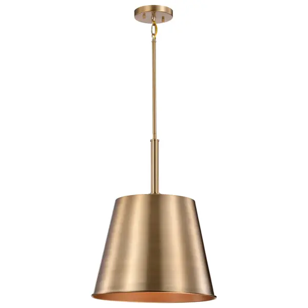 Alexis Large Pendant Light in Burnished Brass and Gold - Image 4