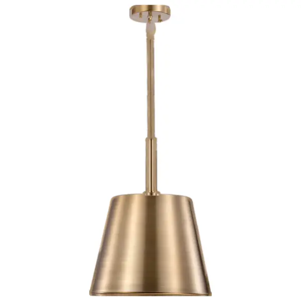Alexis Large Pendant Light in Burnished Brass and Gold - Image 5
