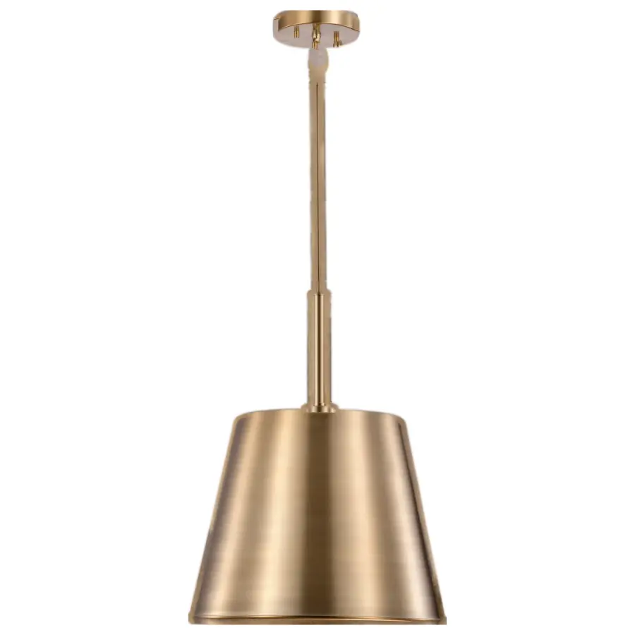 Alexis Large Pendant Light in Burnished Brass and Gold - Image 5