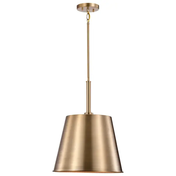 Alexis Large Pendant Light in Burnished Brass and Gold - Image 6