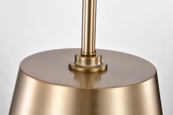 Alexis Large Pendant Light in Burnished Brass and Gold - Image 8