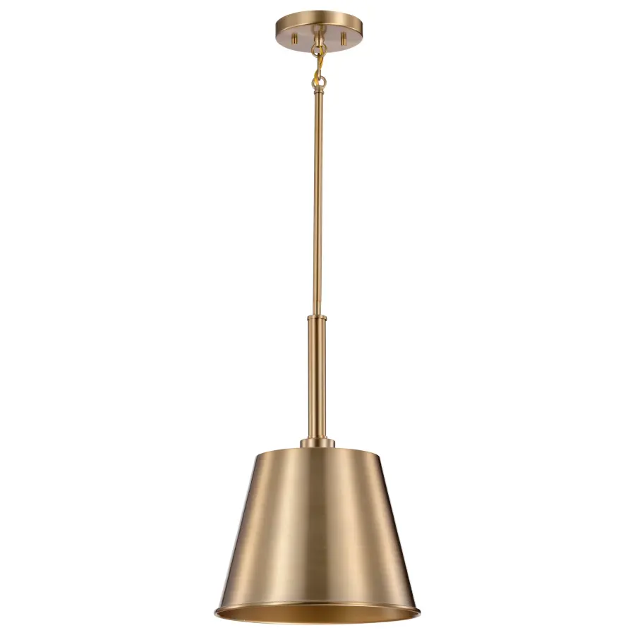 Alexis Small Pendant Light in Burnished Brass - Image 1