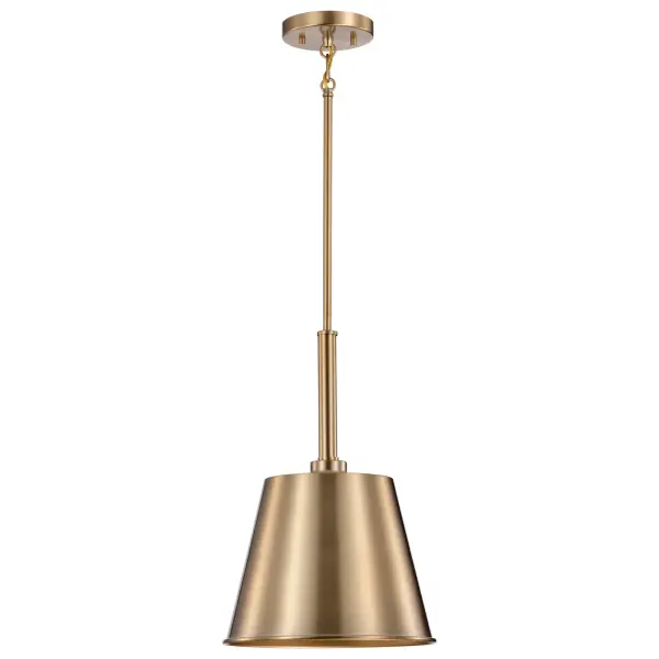 Alexis Small Pendant Light in Burnished Brass - Image 3