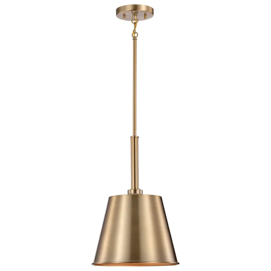 Alexis Small Pendant Light in Burnished Brass - Image 4