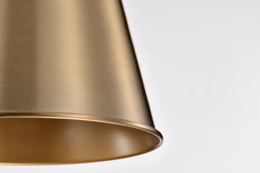 Alexis Small Pendant Light in Burnished Brass - Image 9