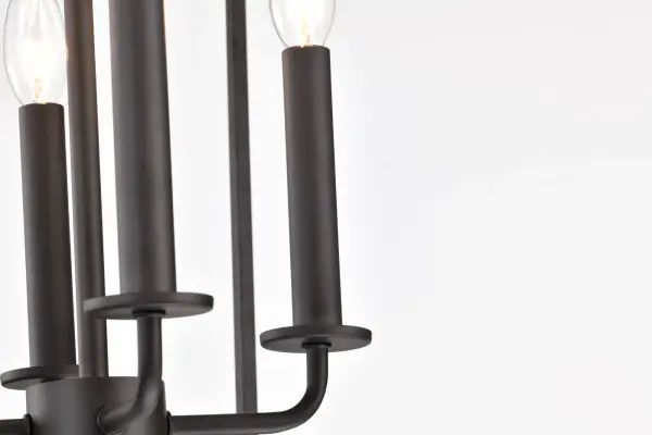 Emma 4-Light Small Pendant in Matte Black - Image 11