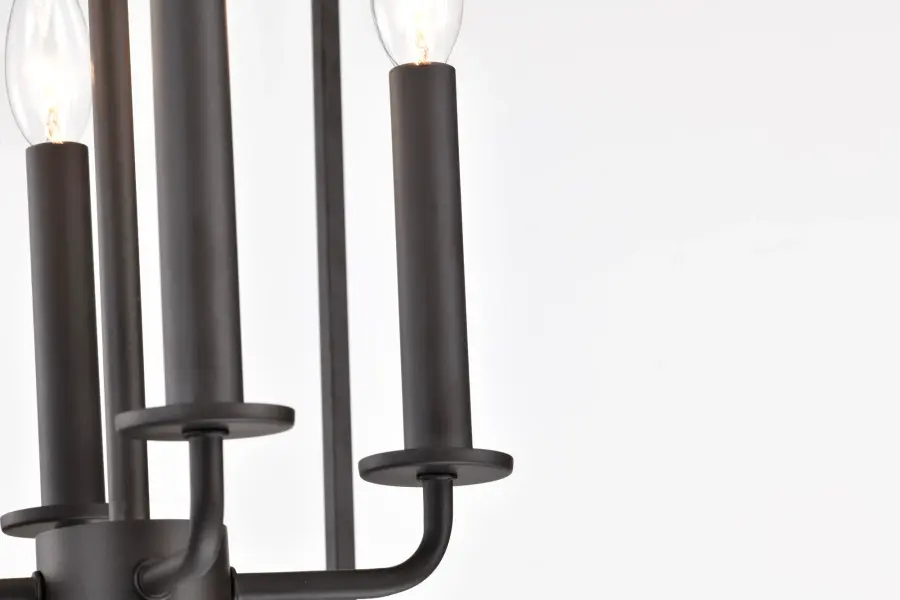 Emma 4-Light Small Pendant in Matte Black - Image 11