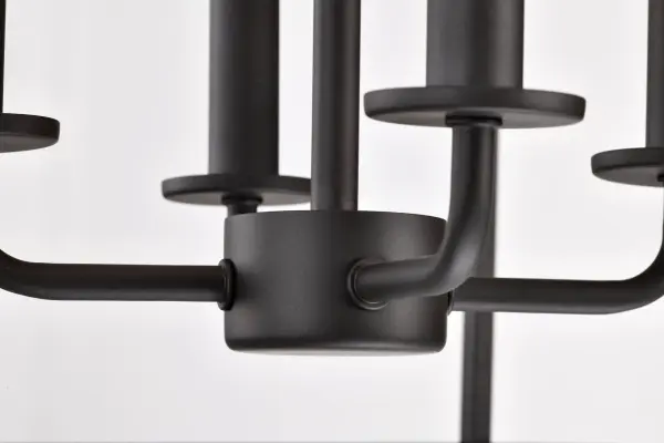 Emma 4-Light Small Pendant in Matte Black - Image 12
