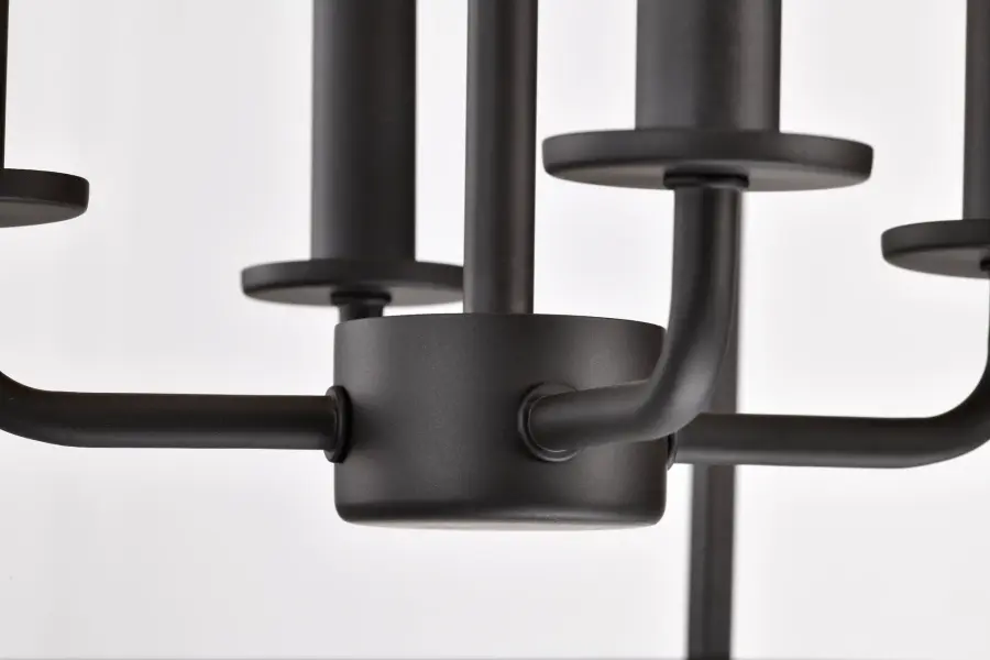 Emma 4-Light Small Pendant in Matte Black - Image 12