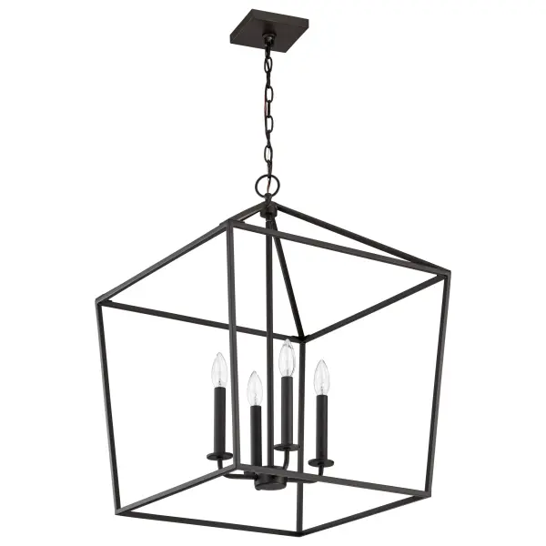Emma 4-Light Small Pendant in Matte Black - Image 6
