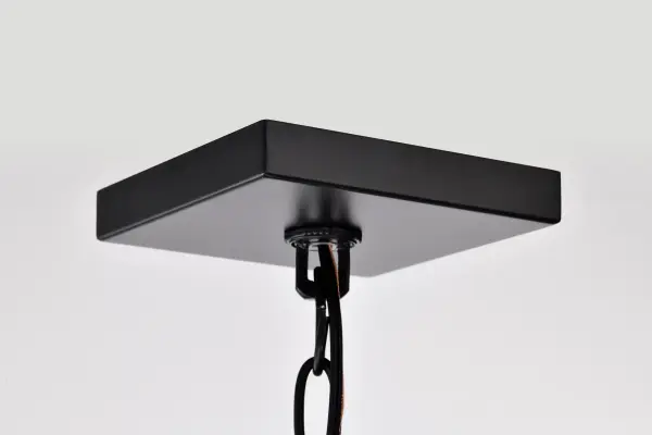 Emma 4 Light Large Pendant in Matte Black - Image 12