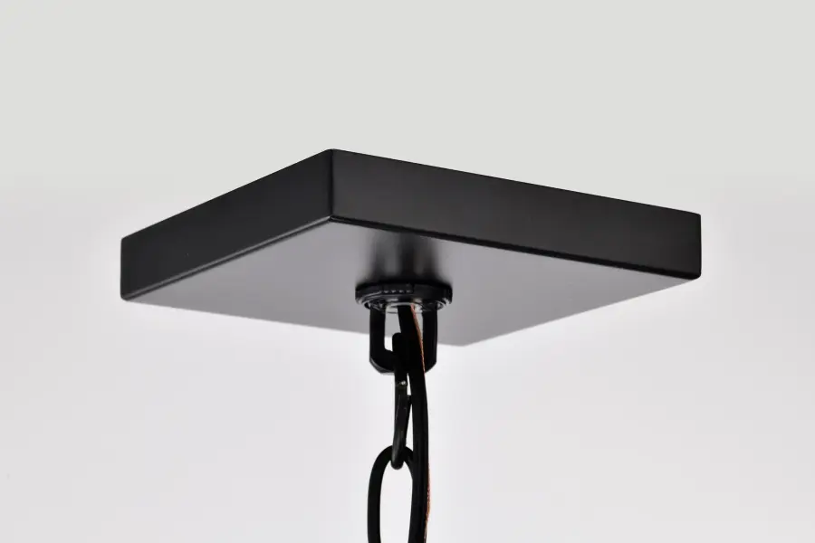 Emma 4 Light Large Pendant in Matte Black - Image 12