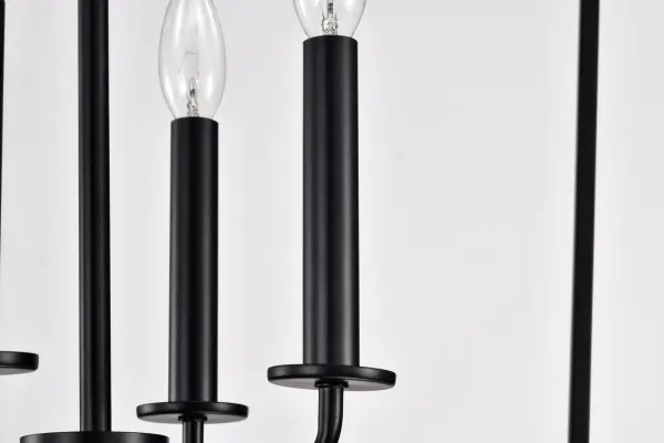 Emma 4 Light Large Pendant in Matte Black - Image 10