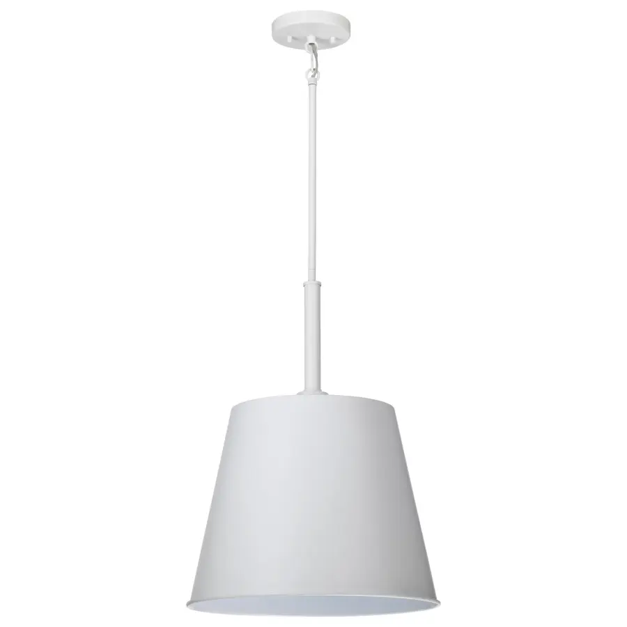 Alexis Large Pendant Light in Matte White - Image 1