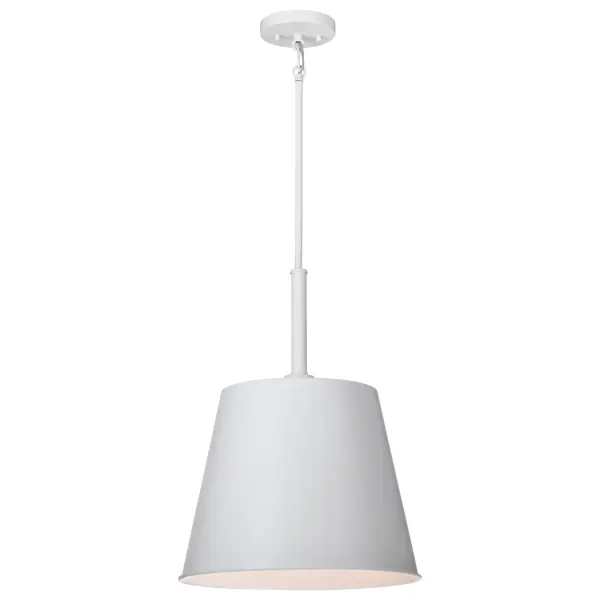 Alexis Large Pendant Light in Matte White - Image 2