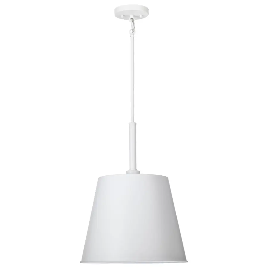Alexis Large Pendant Light in Matte White - Image 3