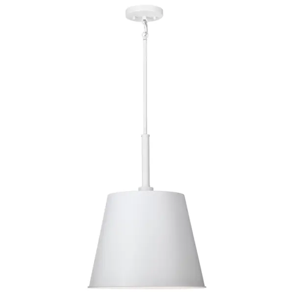 Alexis Large Pendant Light in Matte White - Image 4