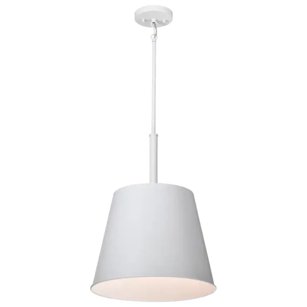 Alexis Large Pendant Light in Matte White - Image 6