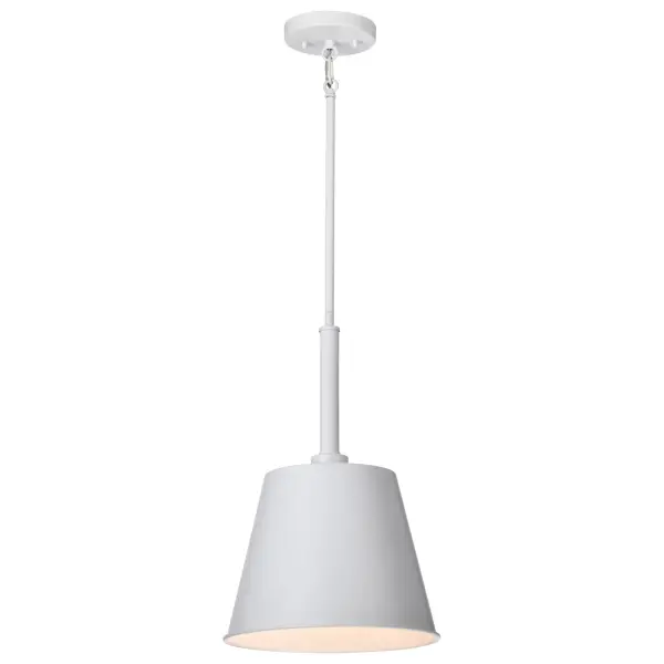Alexis 1 Light Small Pendant in Matte White - Image 2