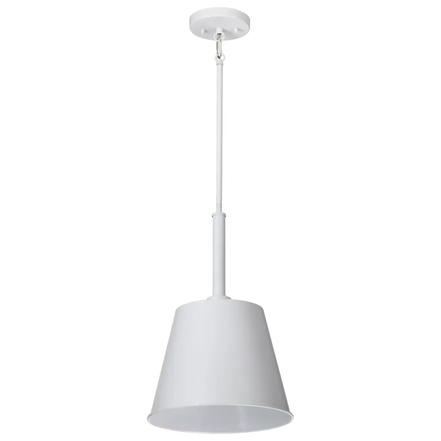 Alexis 1 Light Small Pendant in Matte White - Image 3