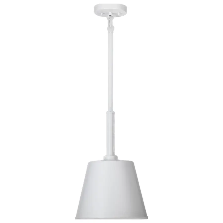 Alexis 1 Light Small Pendant in Matte White - Image 5