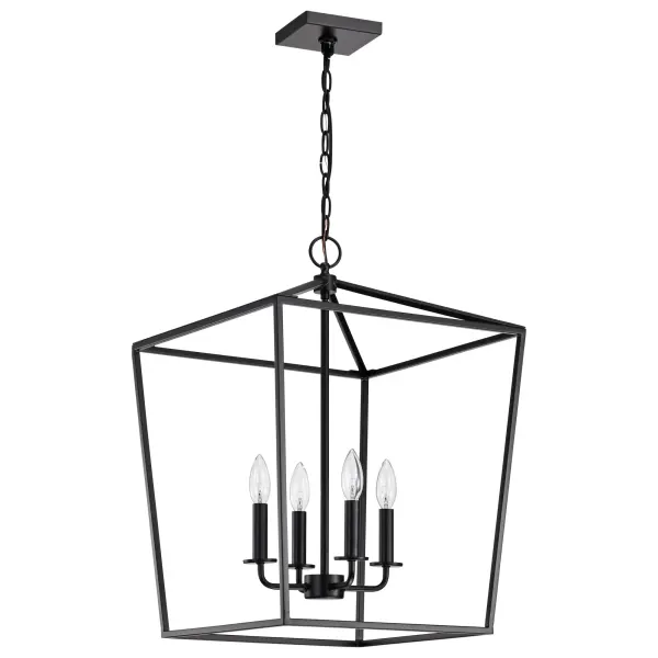 Emma 4-Light Small Pendant in Dark Bronze - Image 1