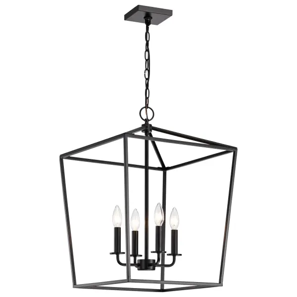 Emma 4-Light Small Pendant in Dark Bronze - Image 2