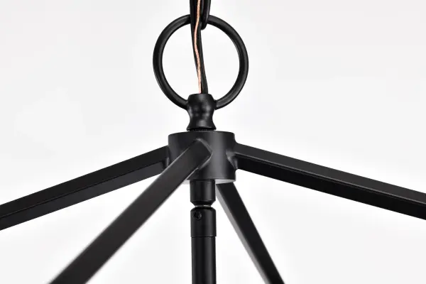 Emma 4-Light Small Pendant in Dark Bronze - Image 13
