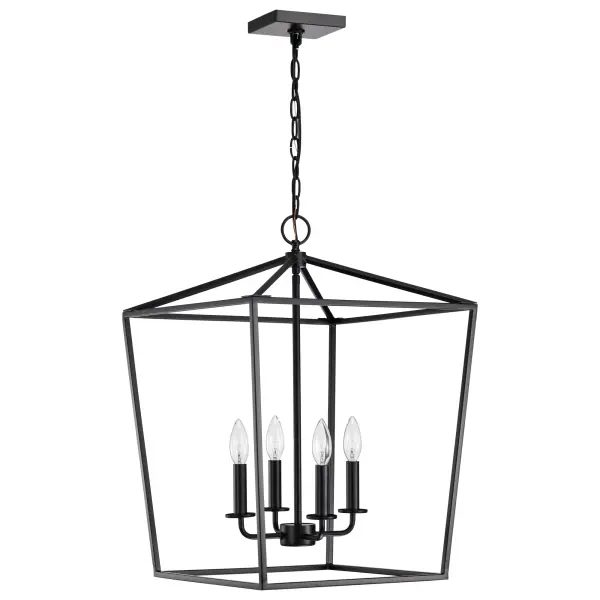 Emma 4-Light Small Pendant in Dark Bronze - Image 3