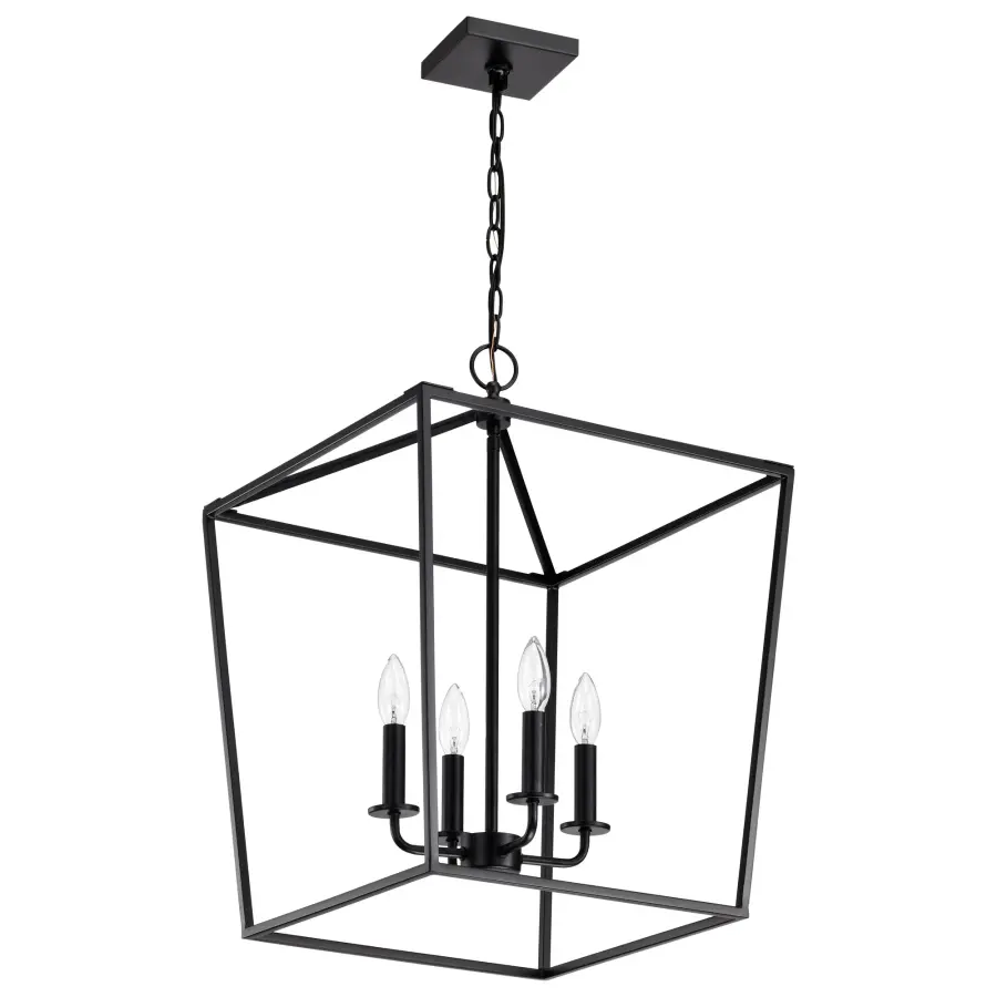 Emma 4-Light Small Pendant in Dark Bronze - Image 5