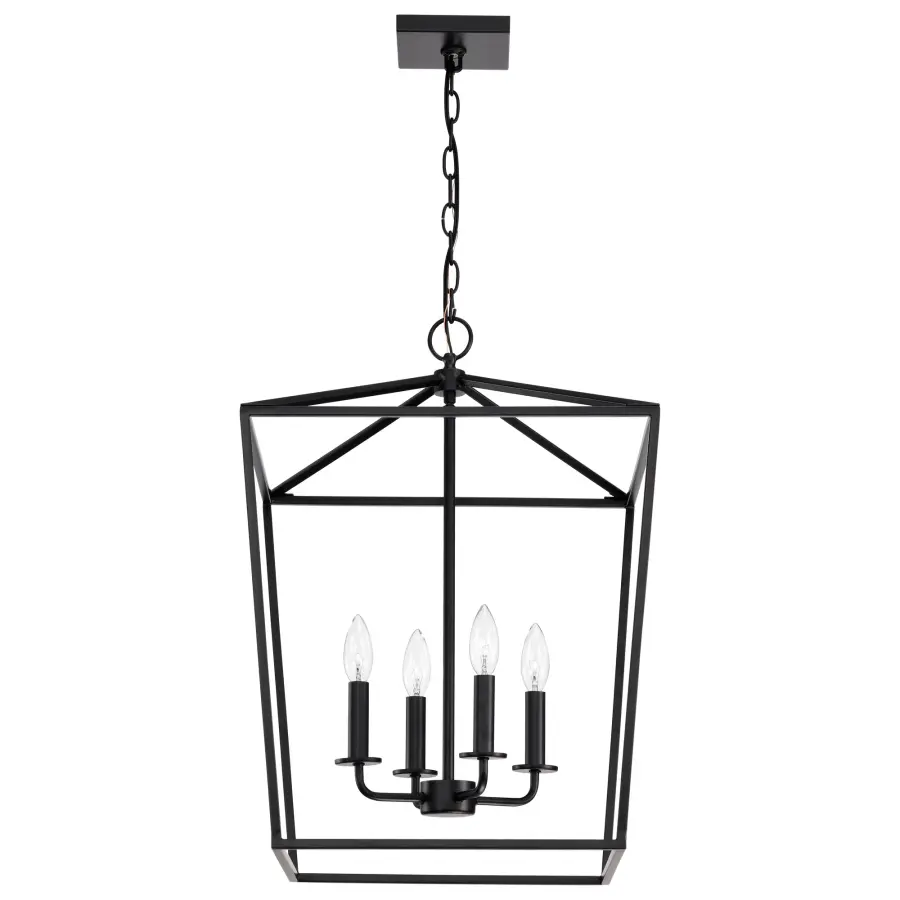 Emma 4-Light Small Pendant in Dark Bronze - Image 7