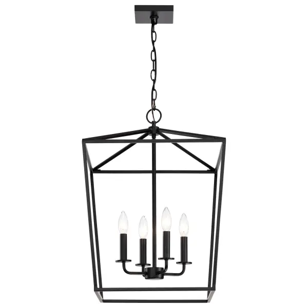 Emma 4-Light Small Pendant in Dark Bronze - Image 8