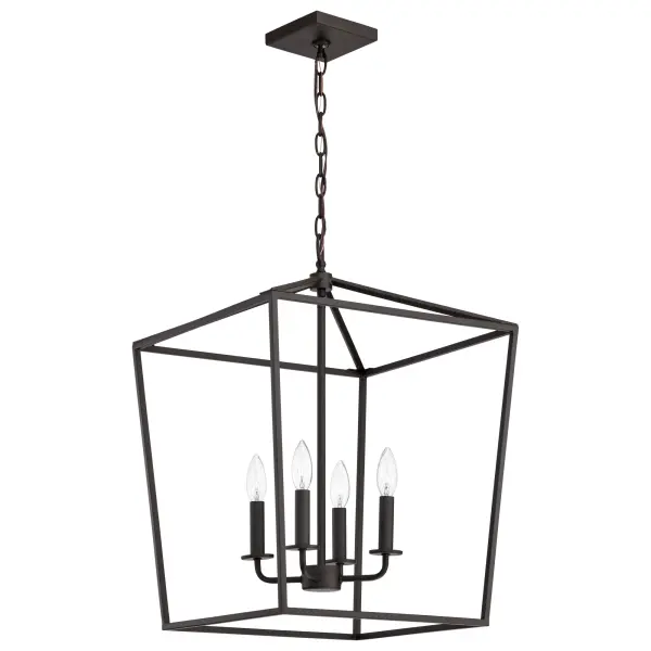 Emma 4-Light Large Pendant in Dark Bronze - Image 1