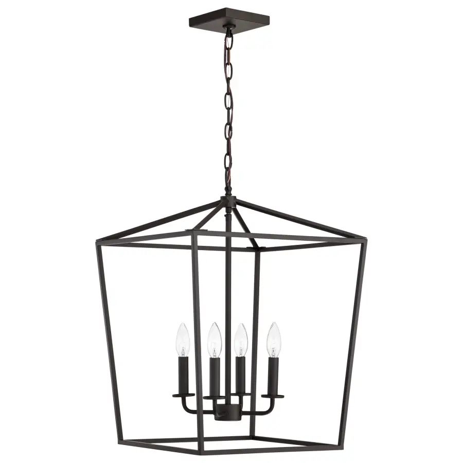 Emma 4-Light Large Pendant in Dark Bronze - Image 7