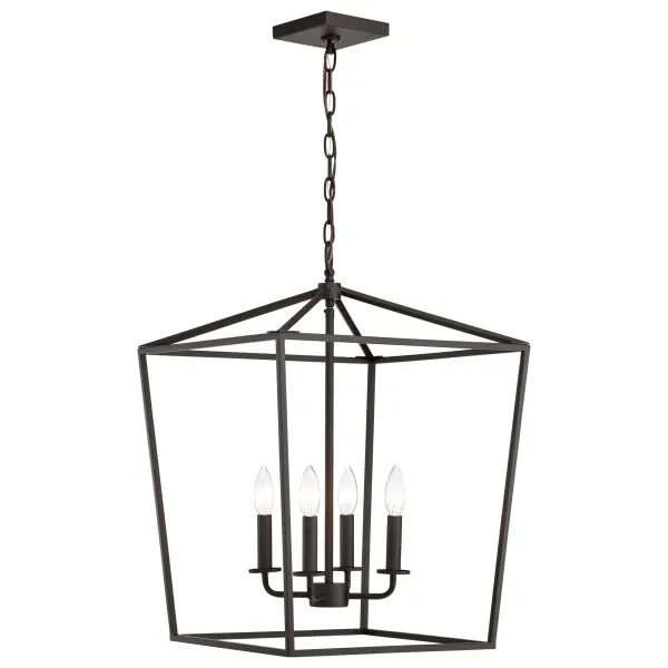 Emma 4-Light Large Pendant in Dark Bronze - Image 8