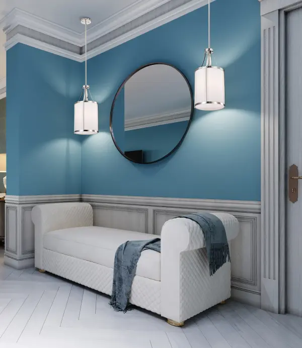 Easton 1-Light Pendant in Burnished Brass with White Linen Shade - Image 13