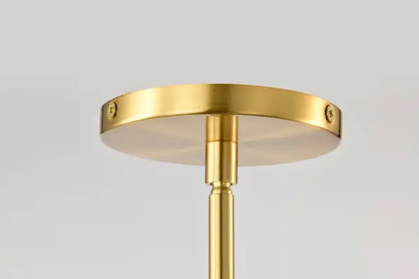 Collins 8" Mini Pendant - Ceramic with Gold Accents - Image 7