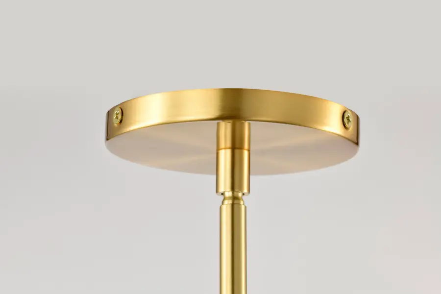 Collins 8" Mini Pendant - Ceramic with Gold Accents - Image 7