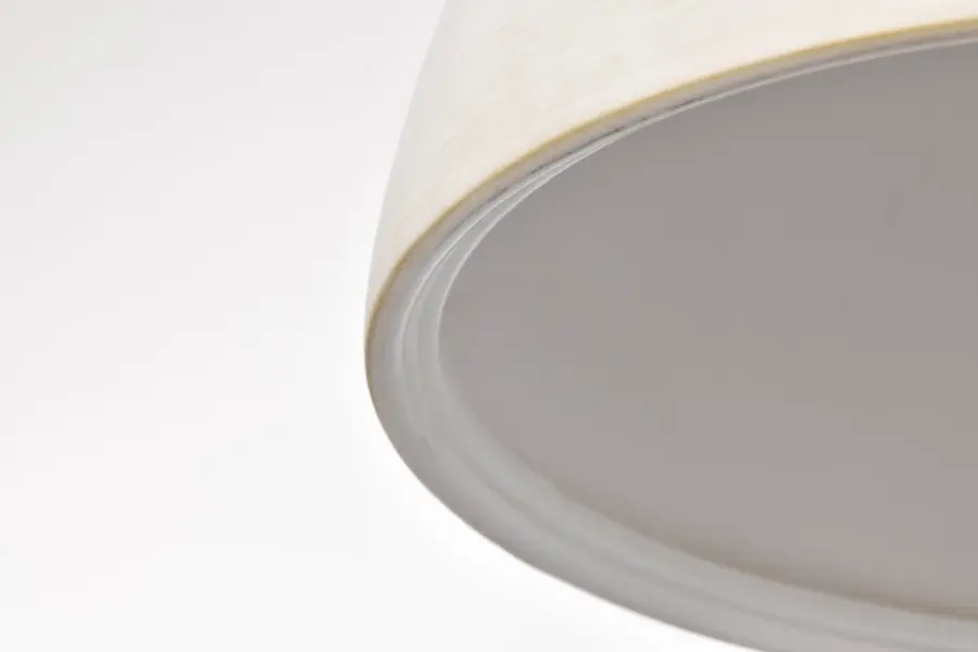 Collins 14" Ceramic Pendant with Brushed Brass Accents - Image 13