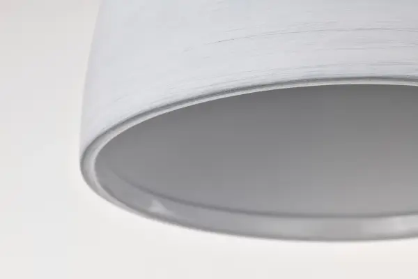 Collins 8" Flush Mount - Ceramic with Silver Accents - Image 11