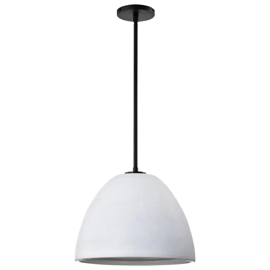 Collins 14-Inch Ceramic Pendant with Silver Accents - Image 5