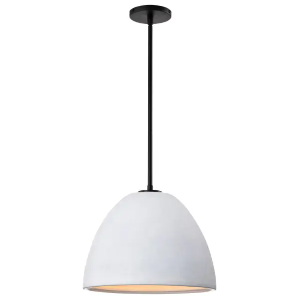 Collins 14-Inch Ceramic Pendant with Silver Accents - Image 6