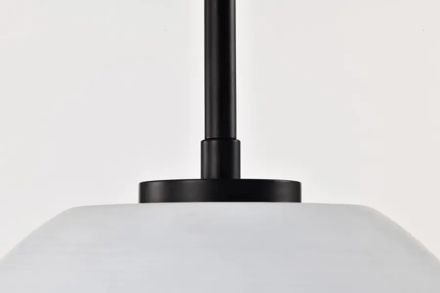 Collins 14-Inch Ceramic Pendant with Silver Accents - Image 9