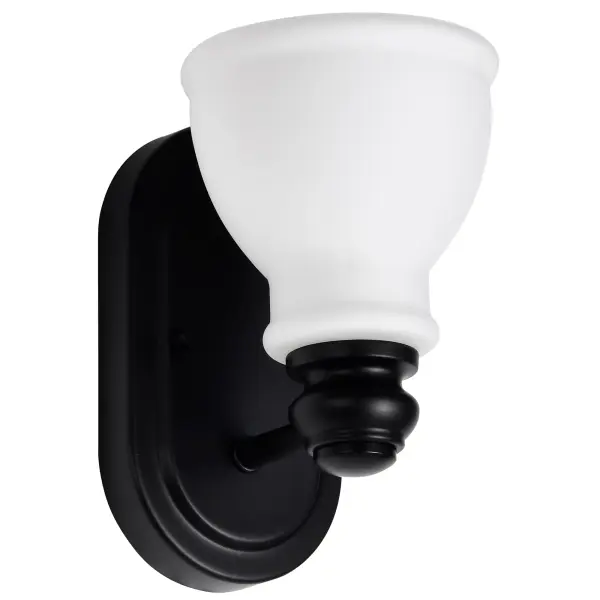Russel 1-Light Vanity Sconce in Matte Black - Image 5