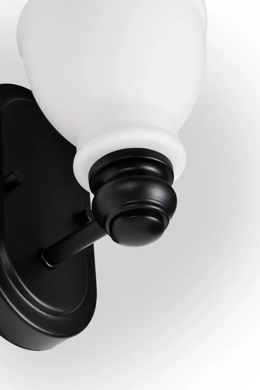 Russel 1-Light Vanity Sconce in Matte Black - Image 10
