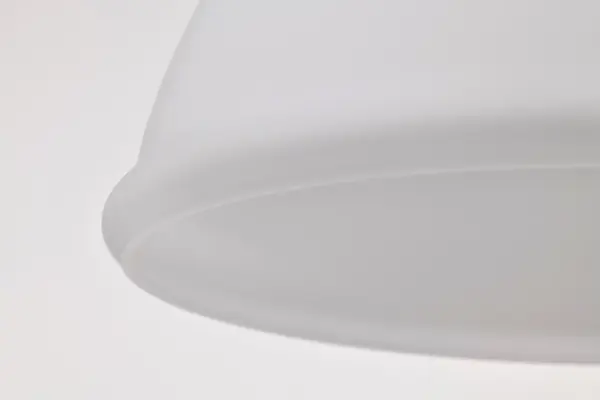 Russel Mini Pendant - Matte Black with Satin White Glass - Image 9