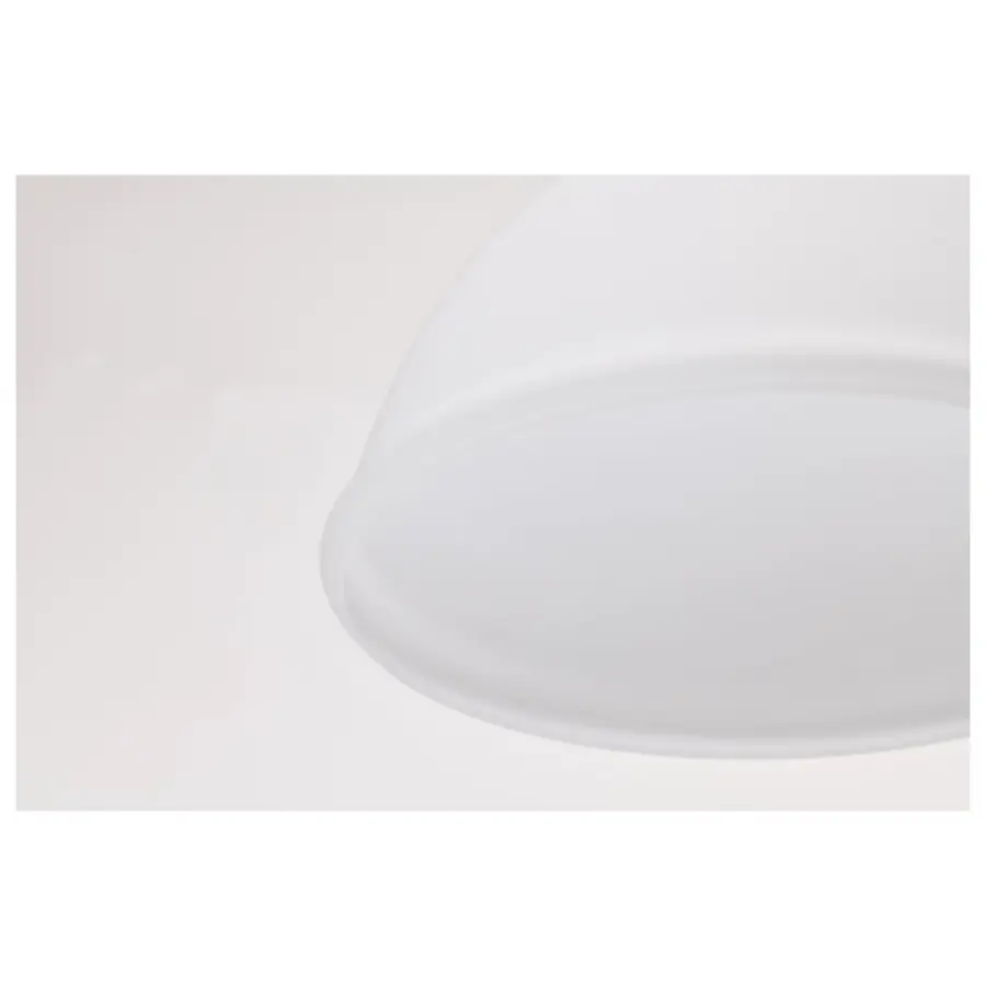 Russel 10" Semi Flush Mount in Matte Black with Satin White Glass - Image 12