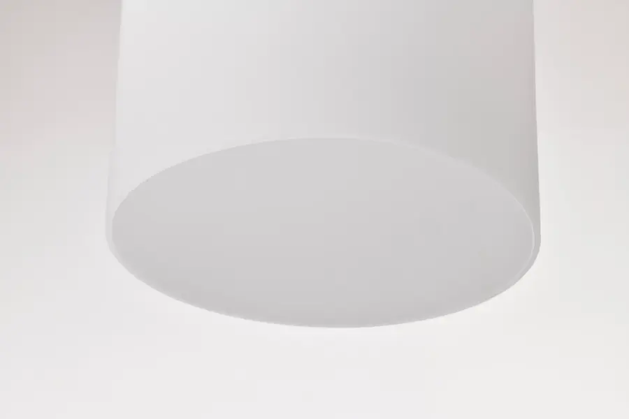 Warren 8-Inch Pendant in Gun Metal with Satin White Glass - Image 11