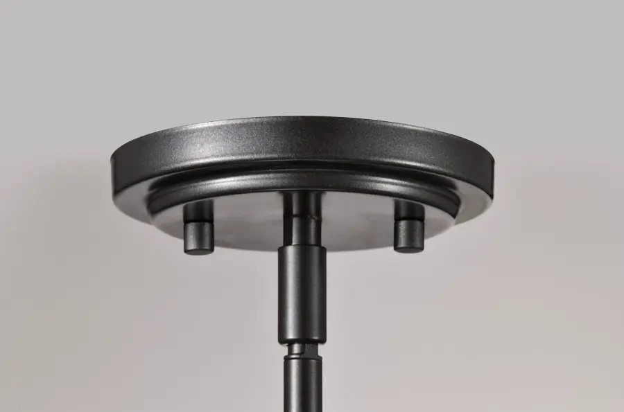 Warren 8-Inch Pendant in Gun Metal with Satin White Glass - Image 12